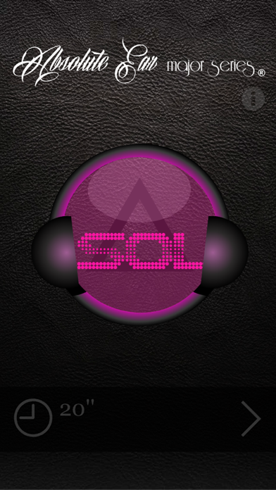 Absolute Ear ® Major Series Screenshot