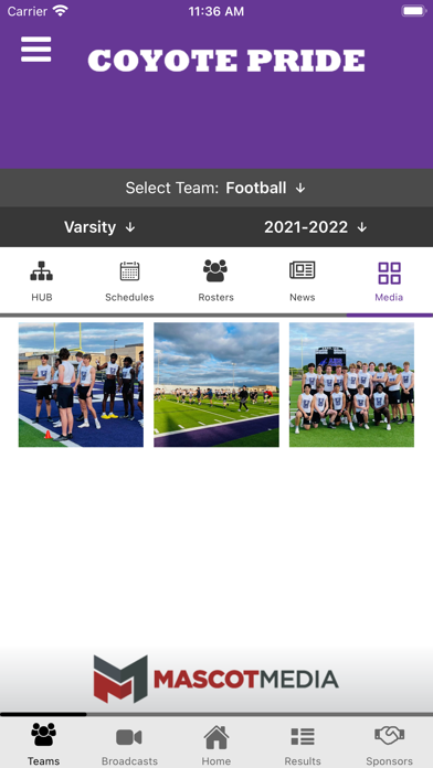Anna Coyote Athletics Screenshot