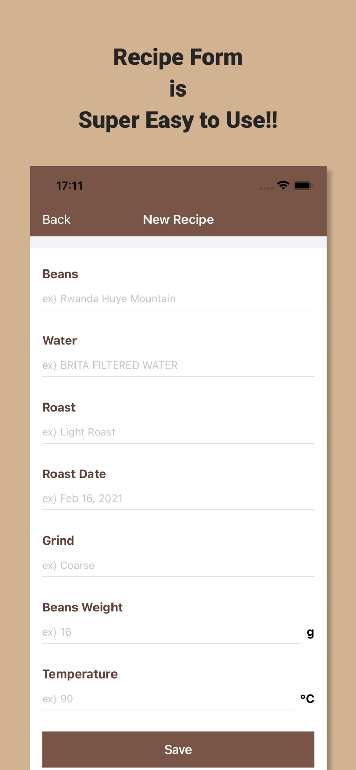 Coffee Recipe Notes - Kopi
