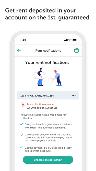 NestEgg: Rental Management App Screenshot