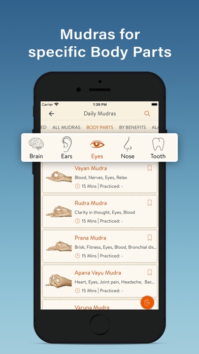 Daily Mudras (Yoga) Screenshot
