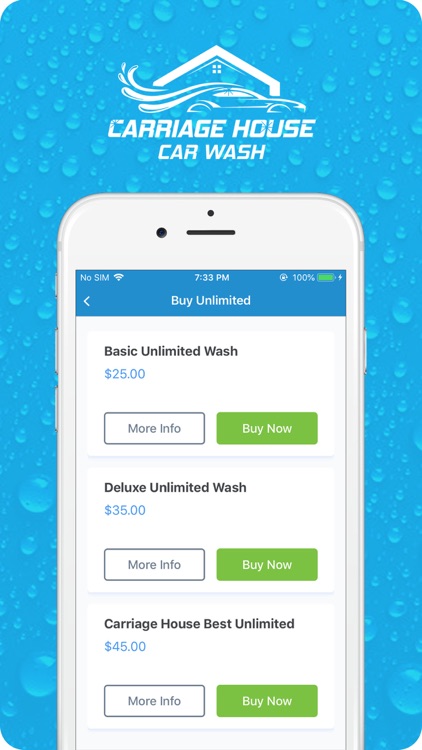 Carriage House Car Wash App