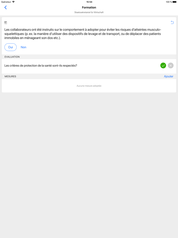 Screenshot #5 pour SECO Ergo-Test