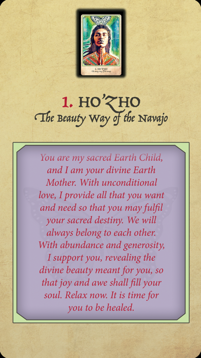 Screenshot #3 pour Earth Warriors Oracle Cards