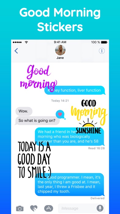 Good Morning Stickers Pack App screenshot 2