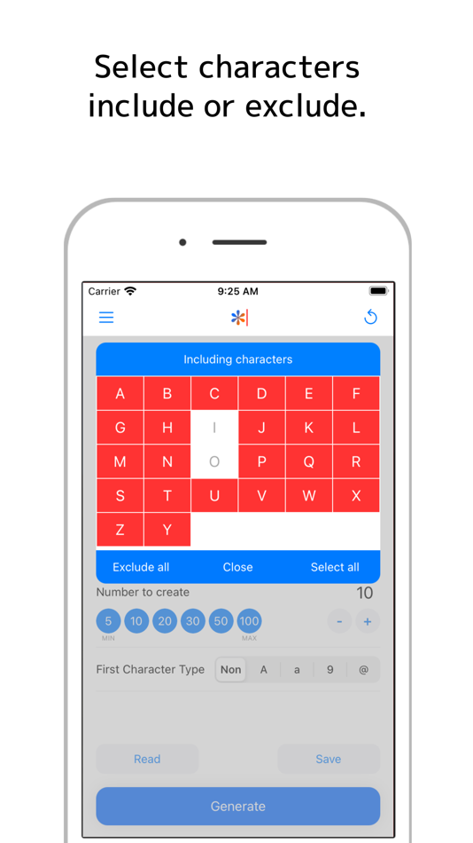 #2. PasswordGenerator - Simple (iOS) Podle: Atsushi Ezaki