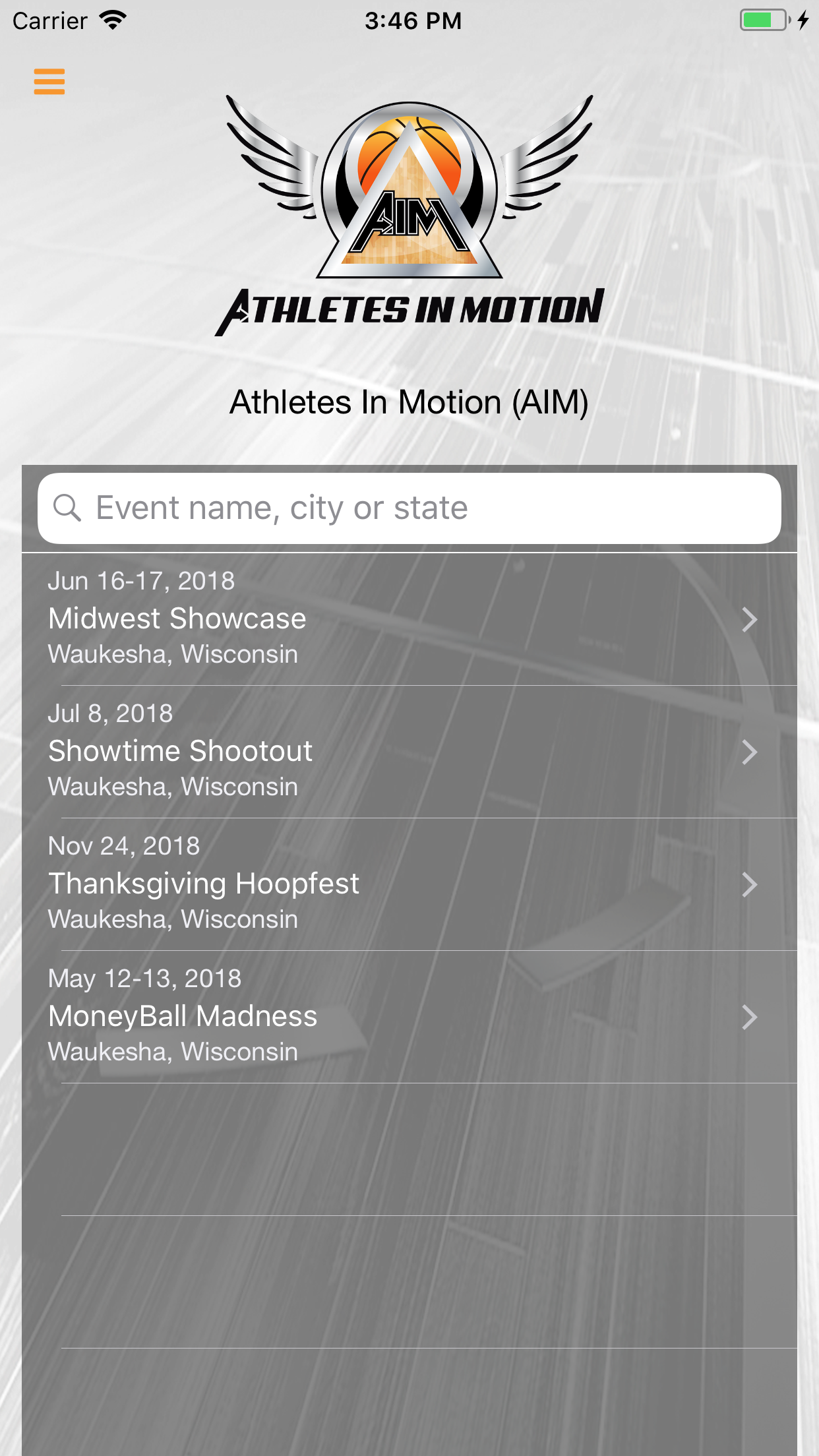 Athletes In Motion