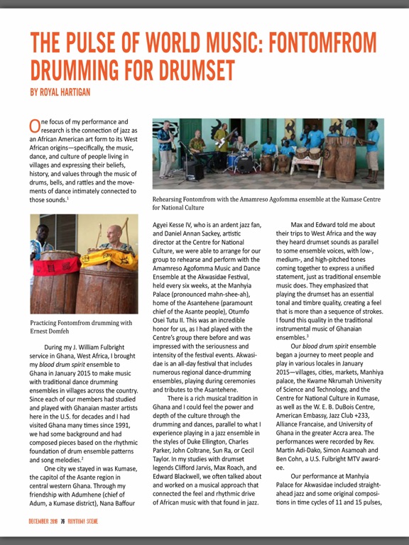 Rhythm Scene iPad screenshot 4 - Music app