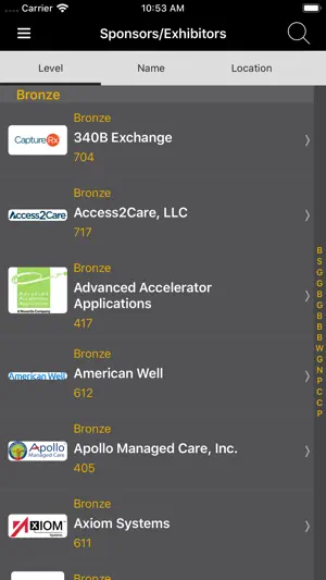 CAHP Conference screenshot 4