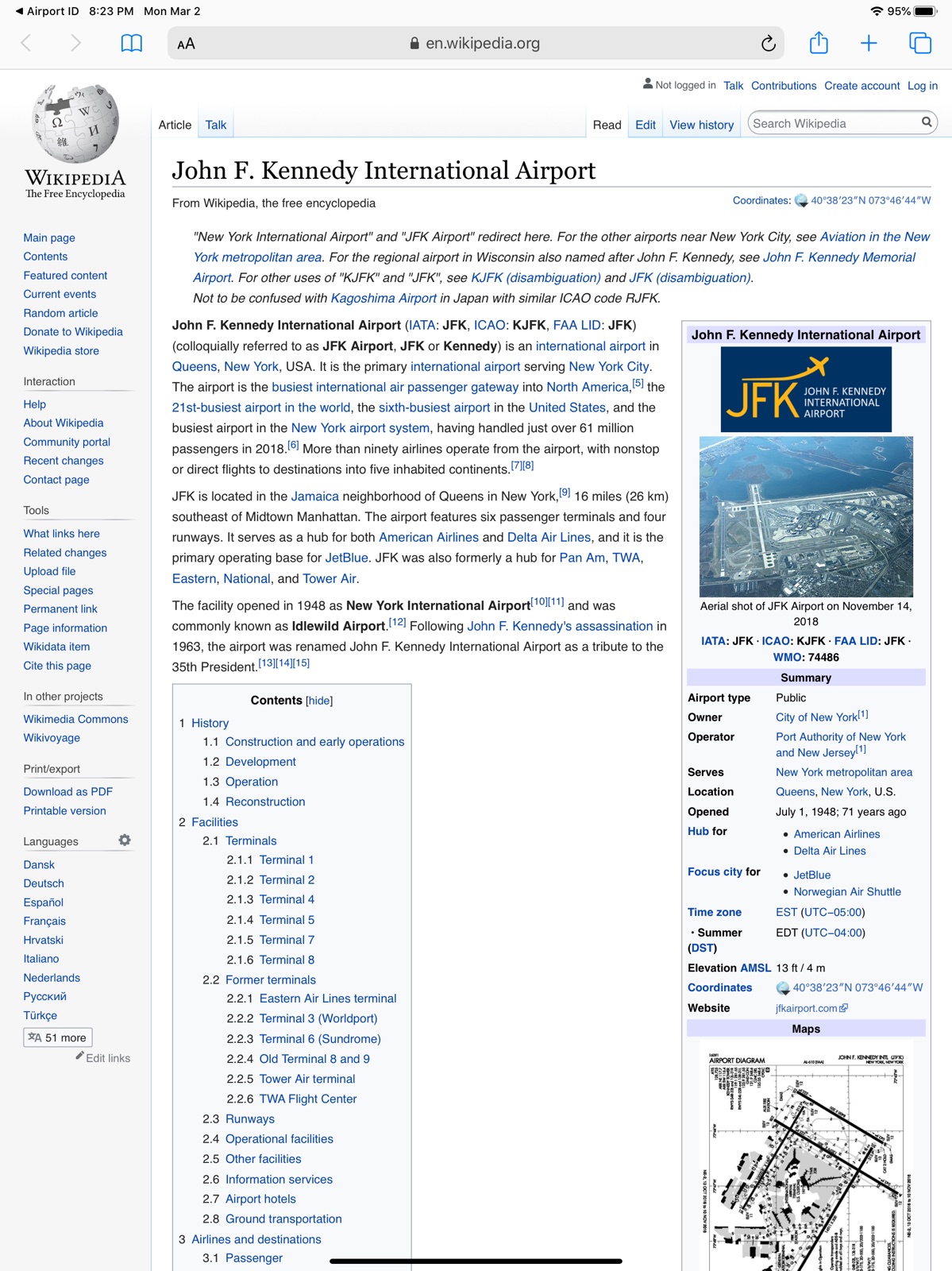 Airport ID ipad screenshot 4