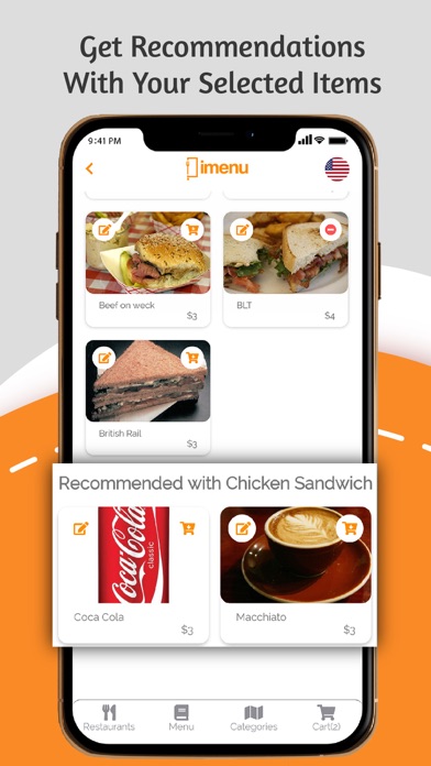 iMenu: Order food app Screenshot