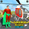 Flying Superhero Helicopter 3D icon