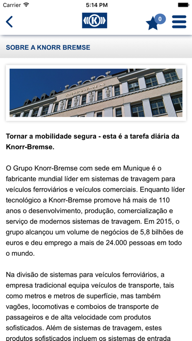 Knorr-Bremse - Catálogo Brasil Screenshot