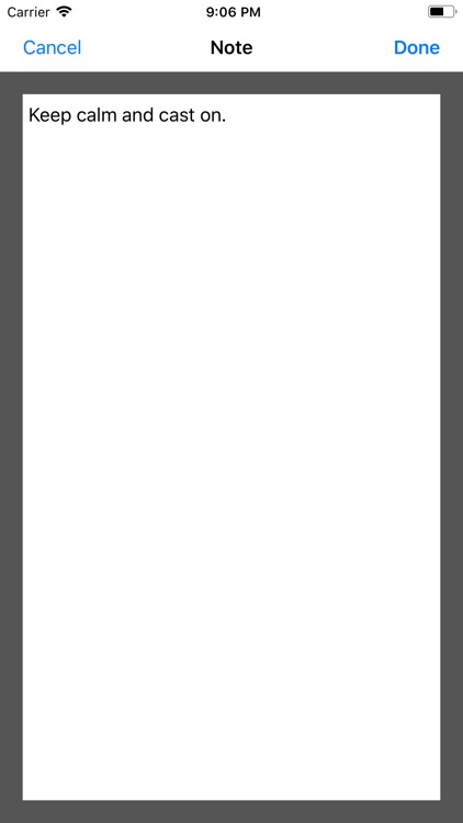 Knit Note