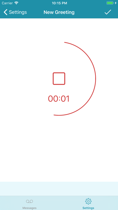 Screenshot 4 of Voicemail for BroadWorks App