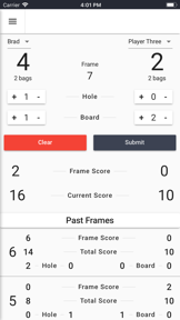Cornhole Score Tracker screenshot