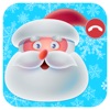 Santa Claus and reindeer call icon