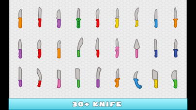 Screenshot #1 pour Knifez.io Knife Battle Royale