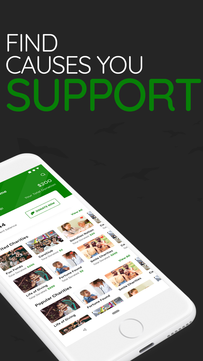 Symb Donate Change to Charity