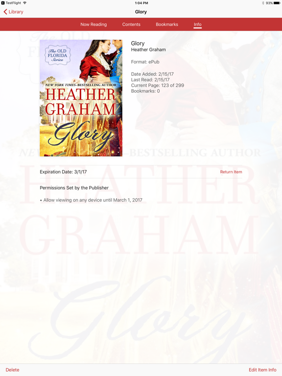 Freading iPad screenshot 4 - Book app