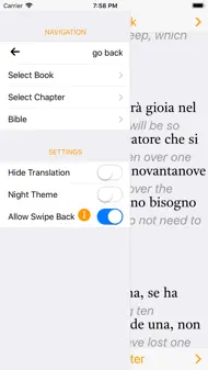 Italian-English Bible iphone bilder 3