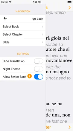 Italian-English Bible iPhone image 4