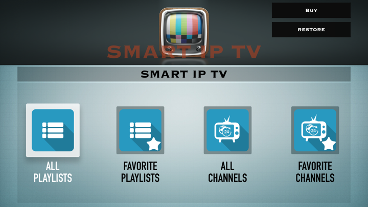 Screenshot #1 pour IPTV Television - M3U Player