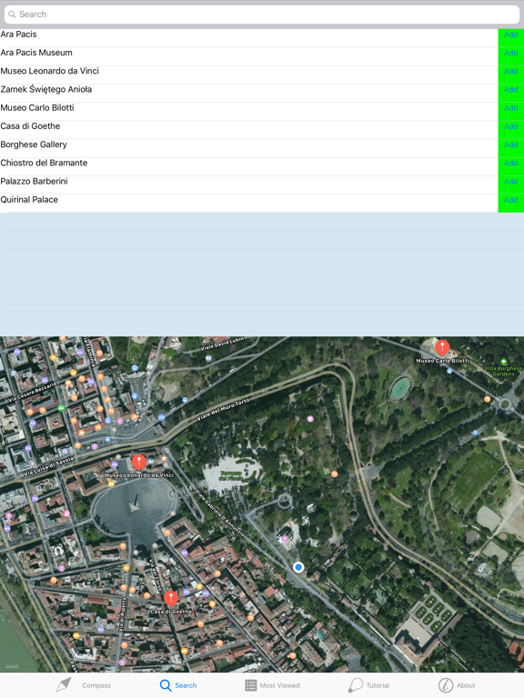 Compass Map-Camera iPad screenshot 4 - Navigation app
