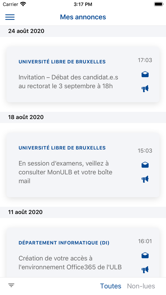 #2. MonULB (iOS) 由: Université Libre de Bruxelles