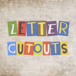 Letter Cutout Stickers