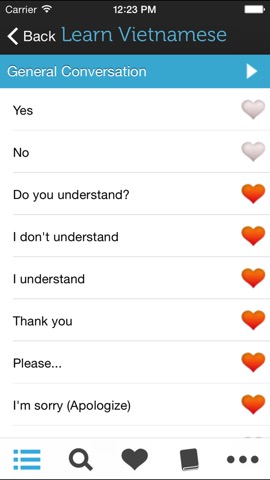 Learn Vietnamese - Phrasebookのおすすめ画像2