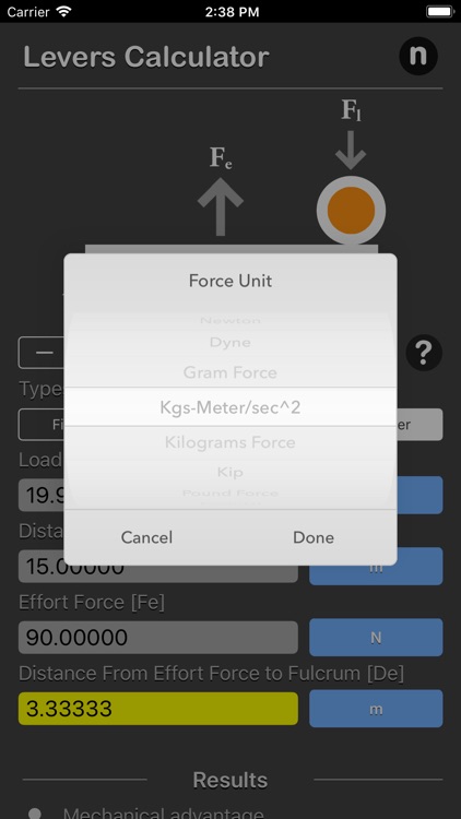 Levers Calculator screenshot-4