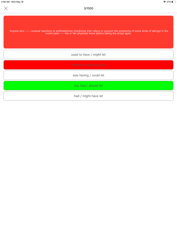 ydsCepte : YDS Soru Bankasi iPad screenshot 4 - Education app