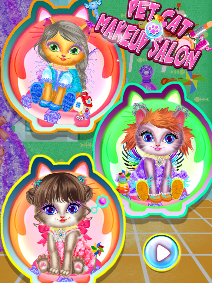 Pet Cat Makeup Salon-Girl Game