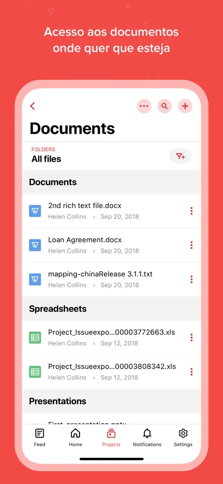Gestão Zoho Projects Work