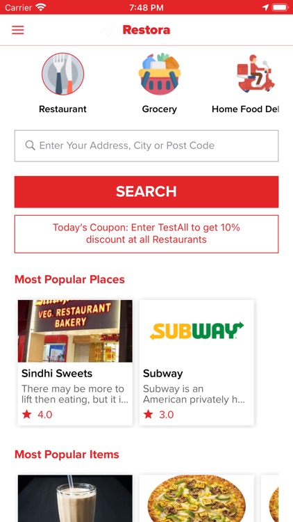 Restora - Food Delivery