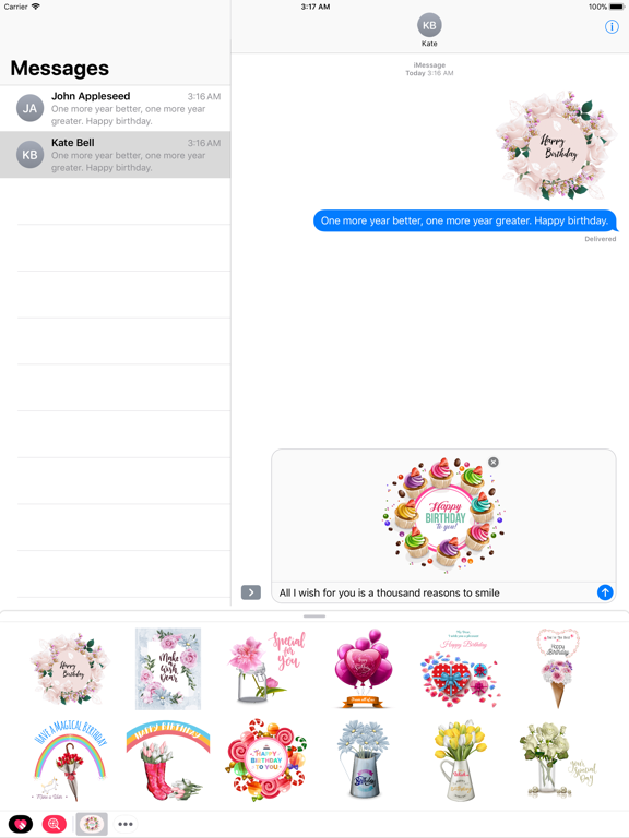 Screenshot #5 pour Beautiful Happy Birthday Pack