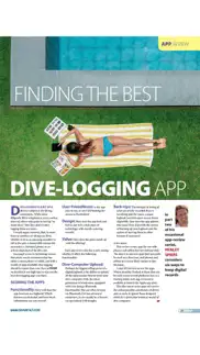 diver magazine iphone screenshot 2