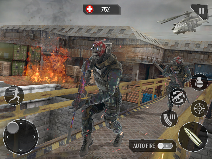 Real Commando Fire Ops Mission