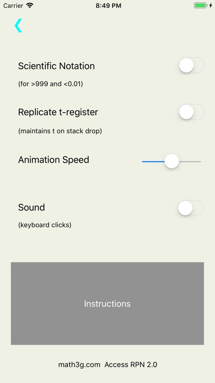 Access RPN Calculator