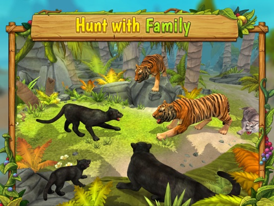 Panther Family Sim : Jungle iPad screenshot 2 - Games app