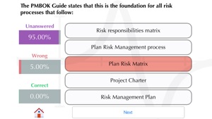 PMI-RMP Lite screenshot #3 for iPhone