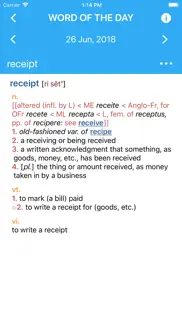 webster’s college dictionary iphone screenshot 1