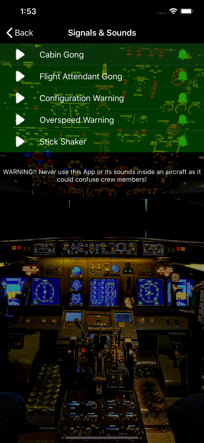737 Voice - Aural Warnings