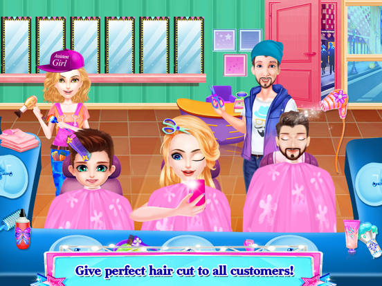 Barber Shop Super Hair Salon iPad screenshot