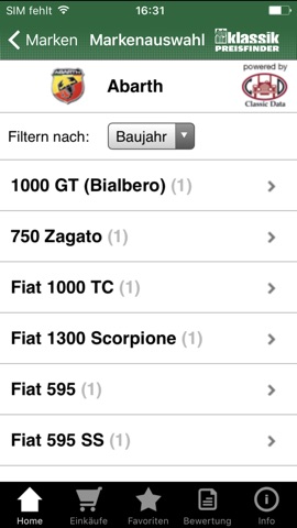 Auto Bild Klassik Preisfinder App Itunes Deutschland