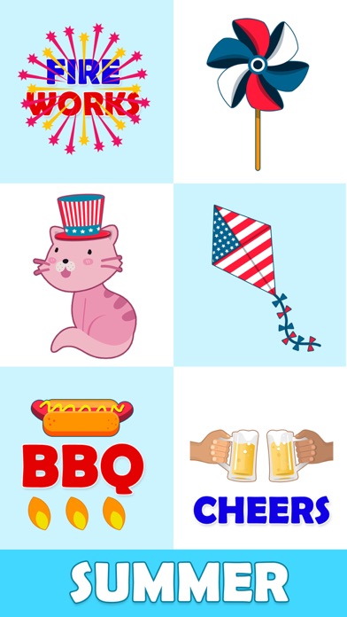 How to cancel & delete Animated July Fourth Stickers from iphone & ipad 4
