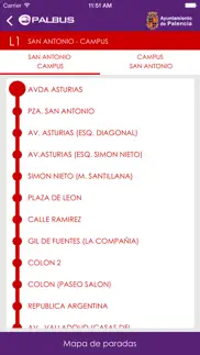 palbus - buses de palencia iphone capturas de pantalla 4