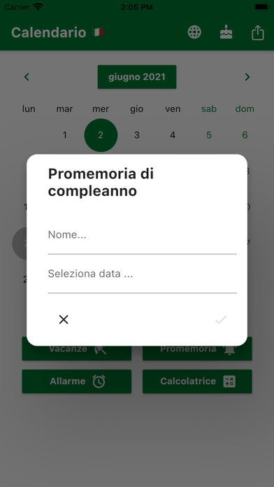 Calendario Italiano 2024 Screenshot