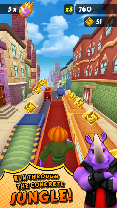 Rhinbo - Runner Game Screenshot